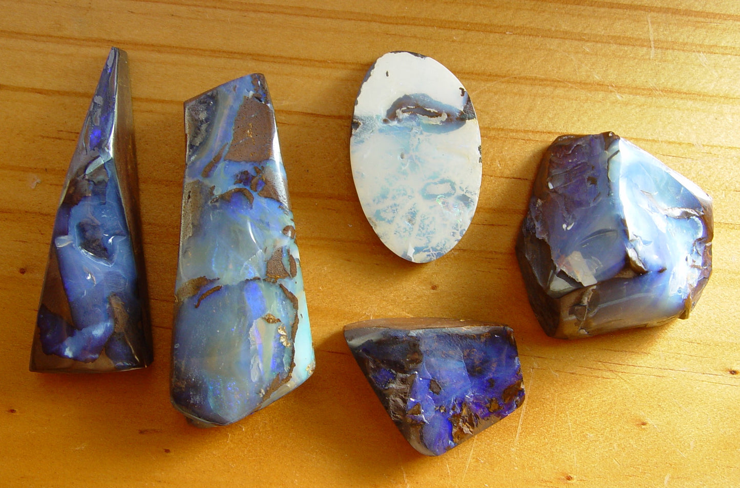 Natural Solid Boulder Opals