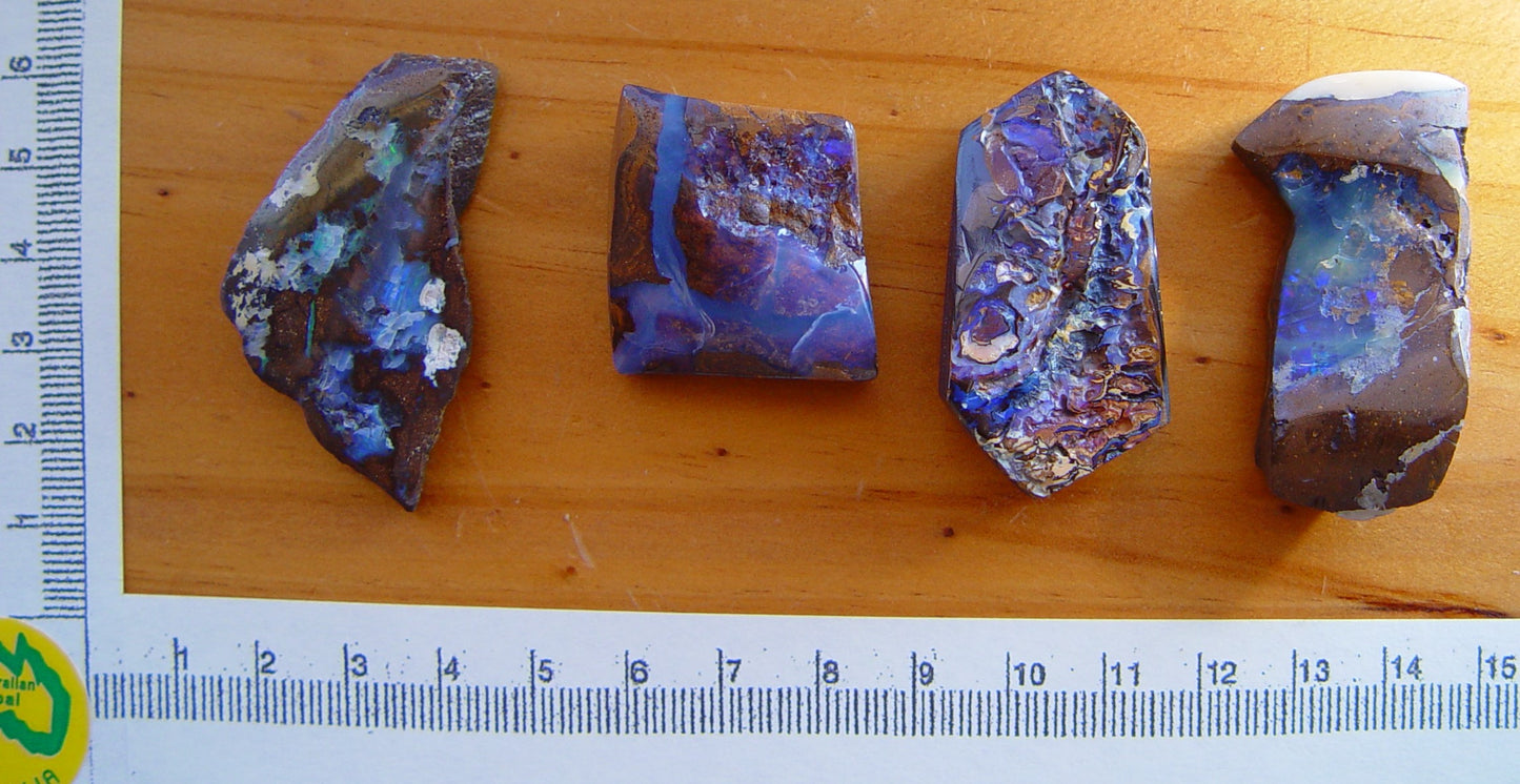 Natural Solid Boulder Opals