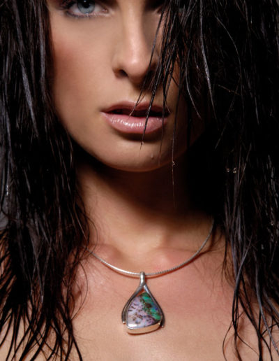 Opal with Silver Necklace