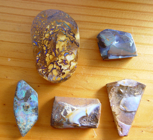 Natural Solid Boulder Opals